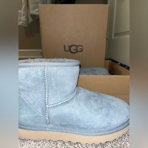 Blue Ugg Mini Boots Size 6 Women’s